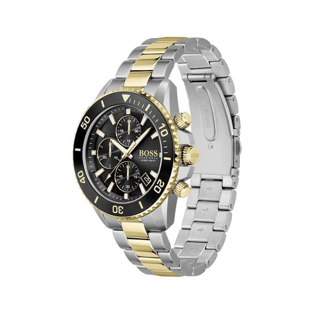 Hugo Boss Herren Armbanduhr – Edelstahl Grau 45 mm