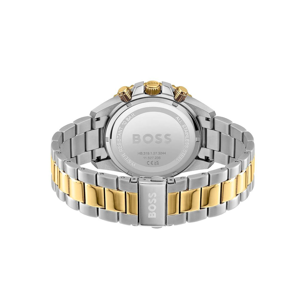 Hugo Boss Herren Armbanduhr – Edelstahl Grau 45 mm