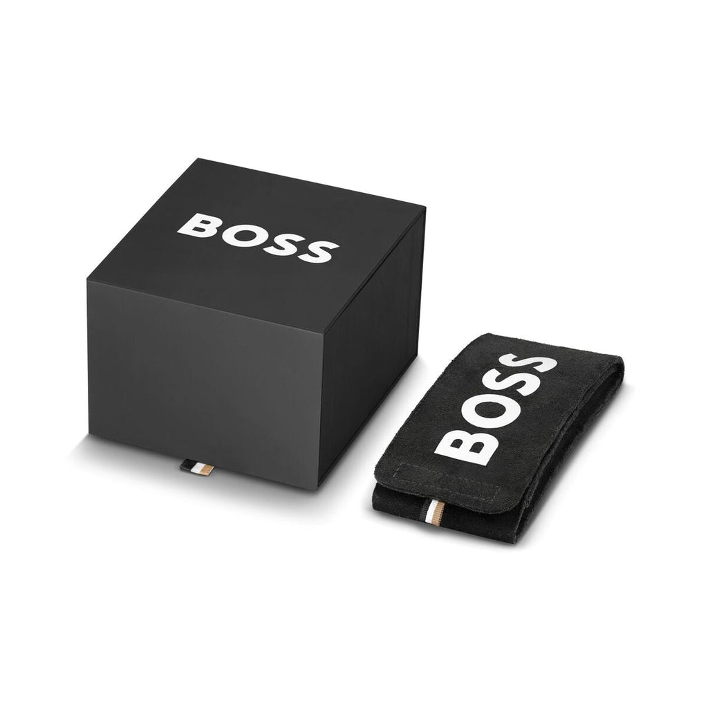 Hugo Boss Herren Armbanduhr – Edelstahl Grau 45 mm