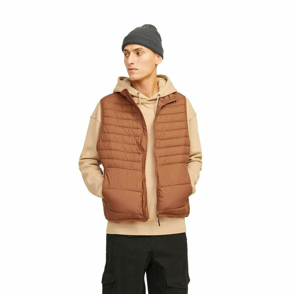 Jack & Jones Sportweste Herren Mocha Bisque für Komfort - Sport Freizeit