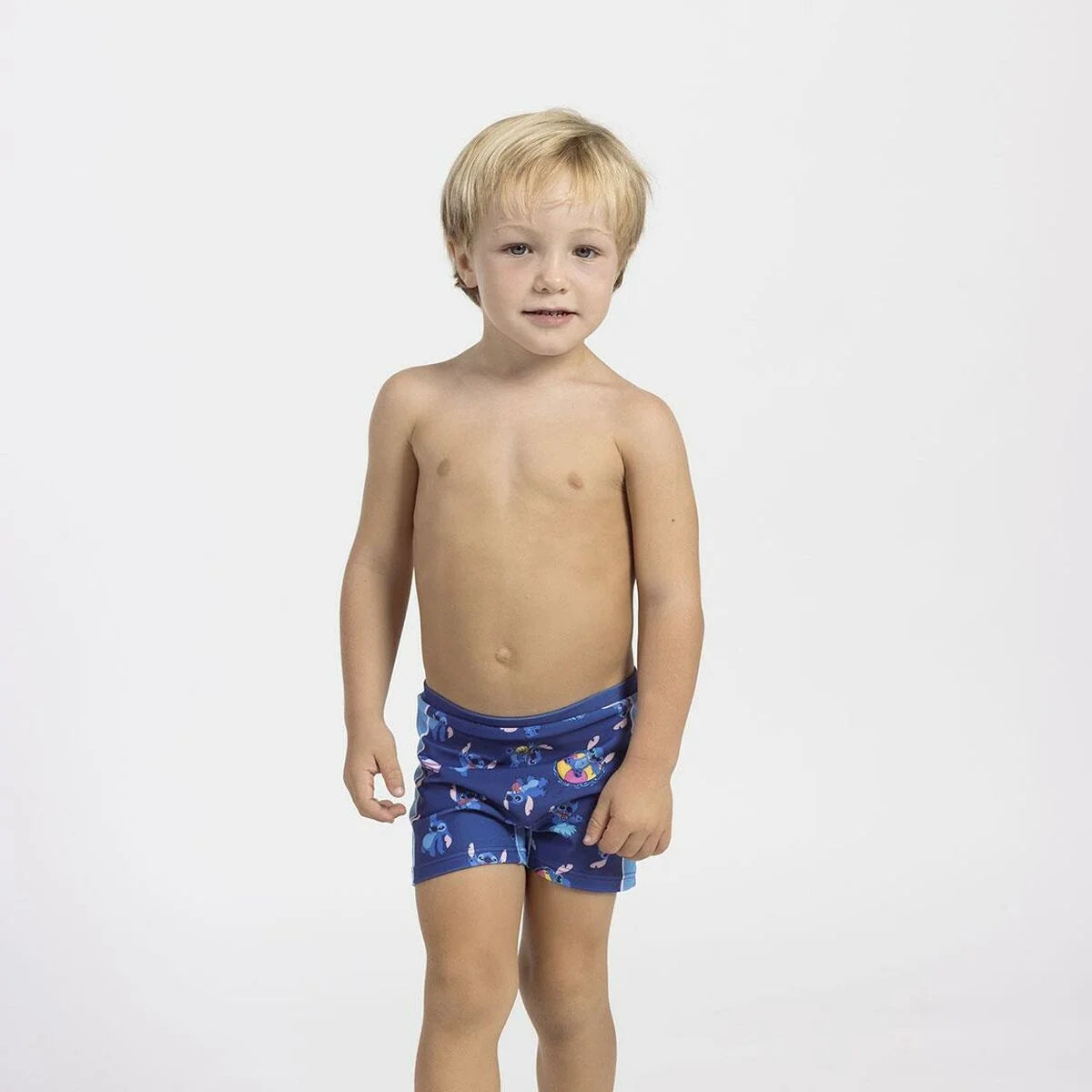 Jungen-Badeshorts Stitch Dunkelblau – Produktansicht 3