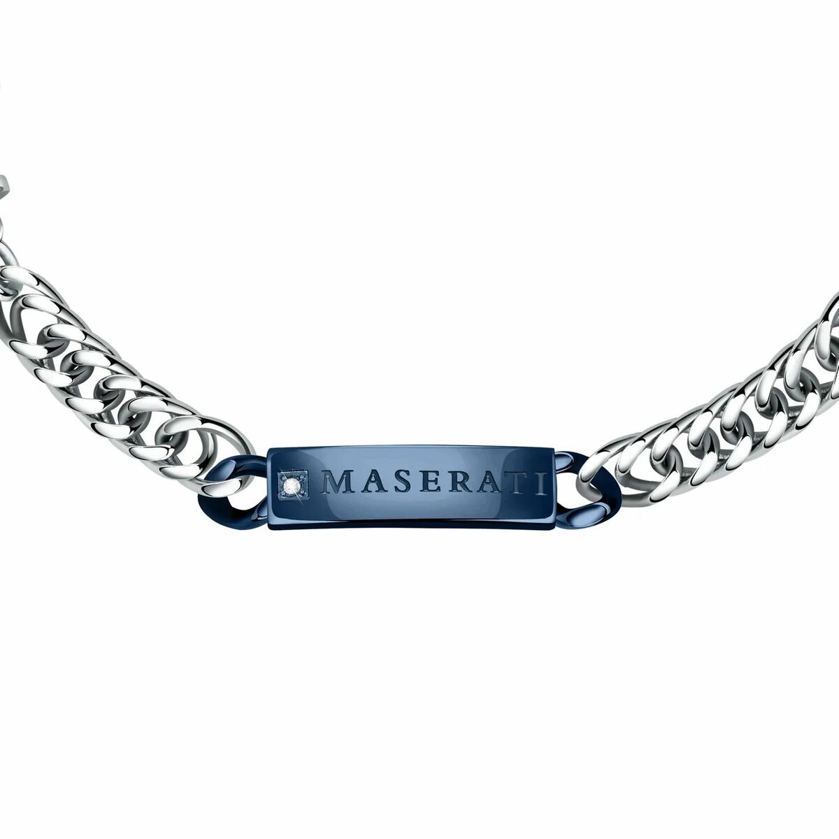 Maserati Armband – Herren Edelstahl Armreif Grau