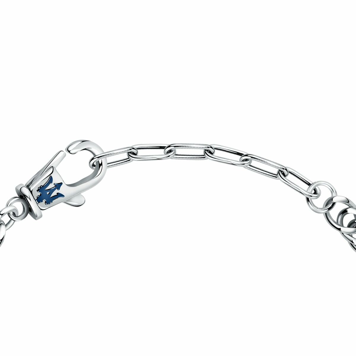 Maserati Armband – Herren Edelstahl Armreif Grau