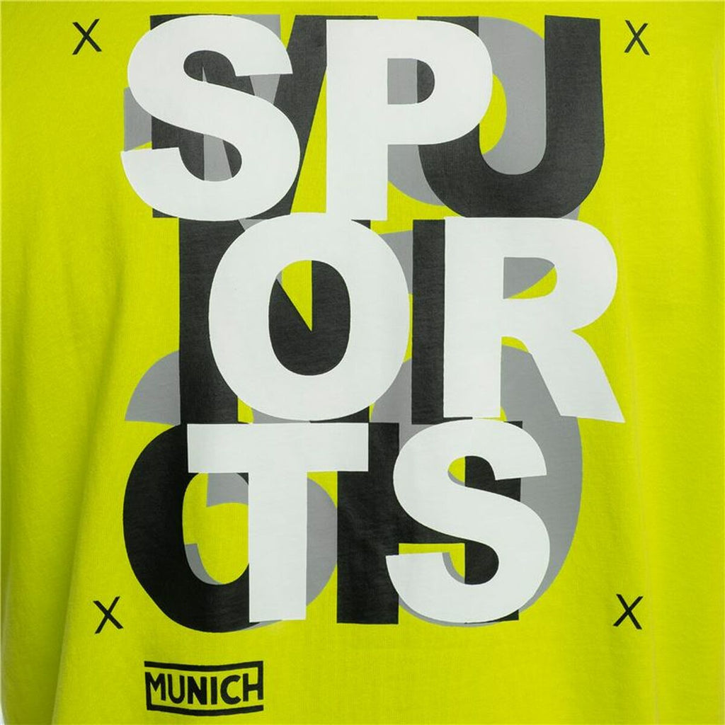 Munich Gelbes Sport-T-Shirt aus leichtem Material - Sport & Freizeit