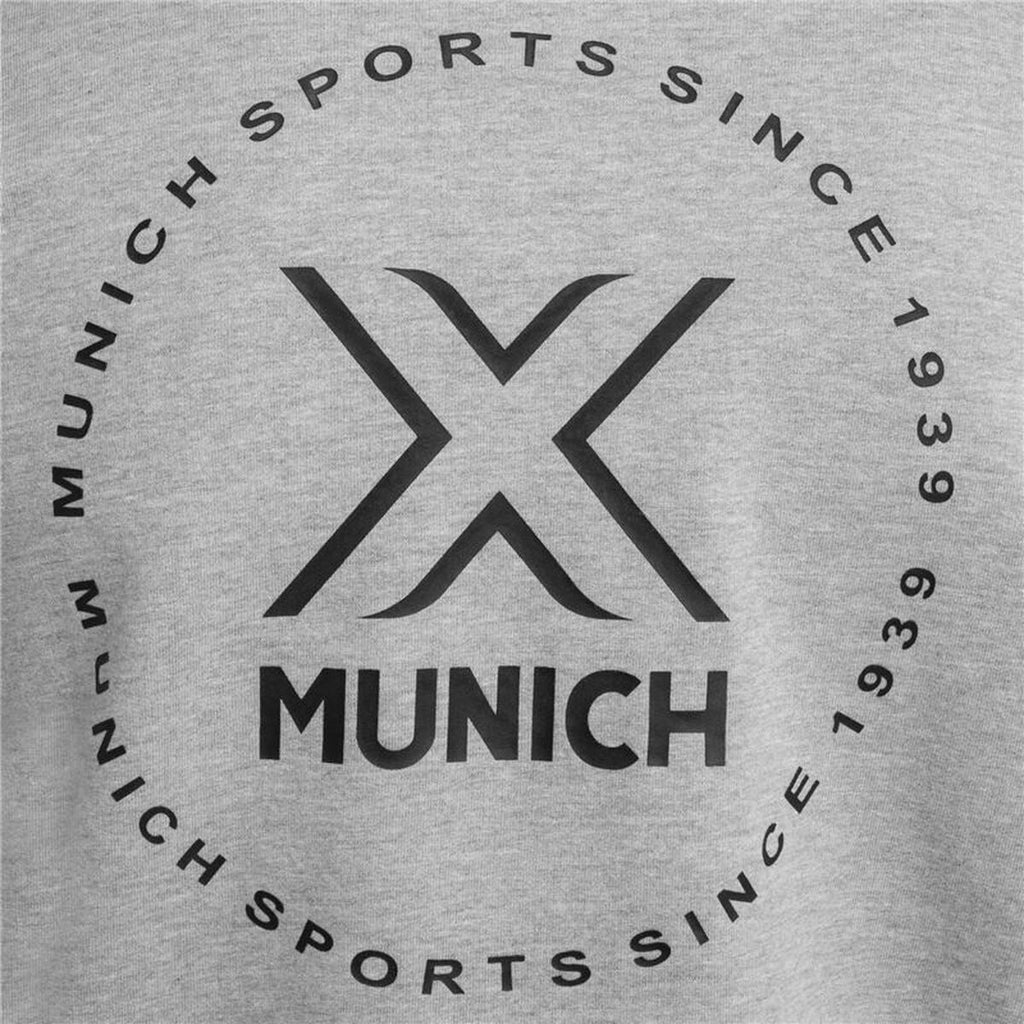 Munich Herren Sweater mit Kapuze Hellgrau – Bequem - Sport & Freizeit