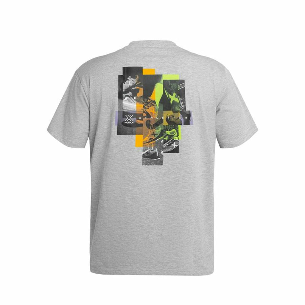 Munich Sport T-Shirt Hellgrau aus atmungsaktivem Material - & Freizeit