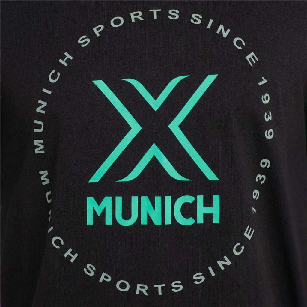 Munich Sport T-Shirt Schwarz für Herren aus atmungsaktivem Material - & Freizeit