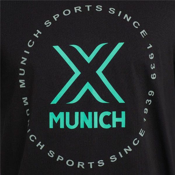 Munich Sport T-Shirt Schwarz für Herren aus atmungsaktivem Material - & Freizeit