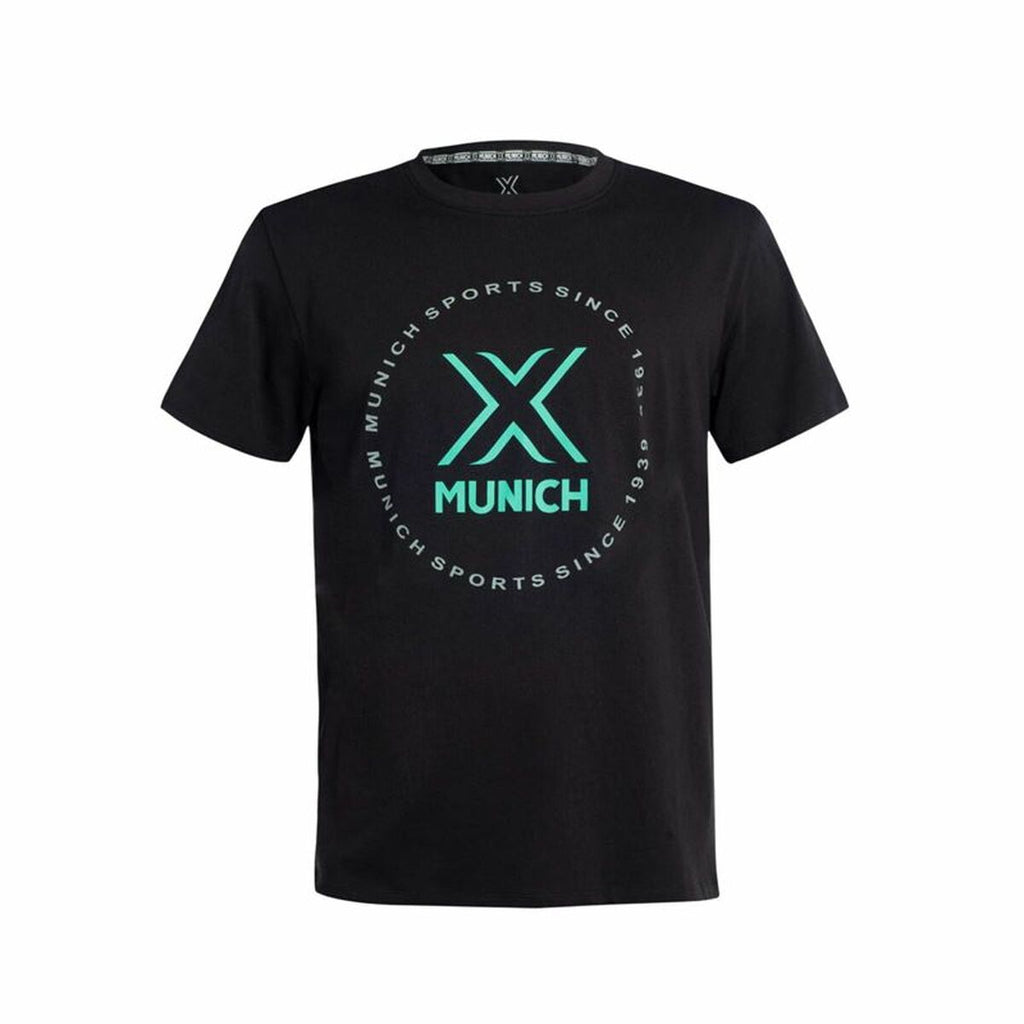 Munich Sport T-Shirt Schwarz für Herren aus atmungsaktivem Material - & Freizeit