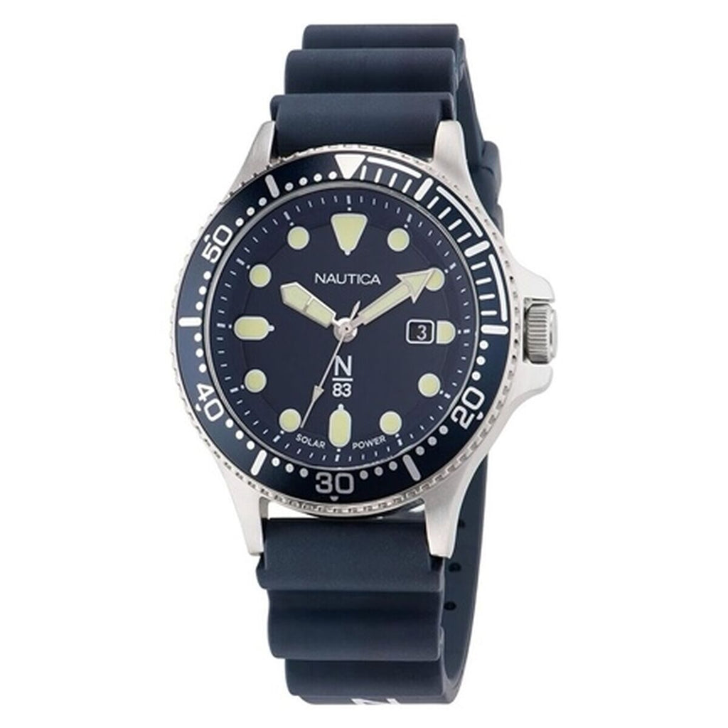 Nautica Herrenuhr – Multifunktionale Armbanduhr Blau - Mode & Accessoires