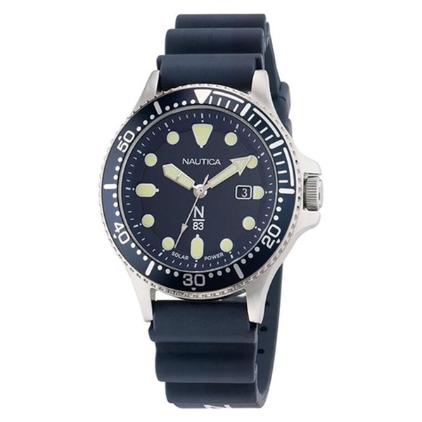 Nautica Herrenuhr – Multifunktionale Armbanduhr Blau - Mode & Accessoires