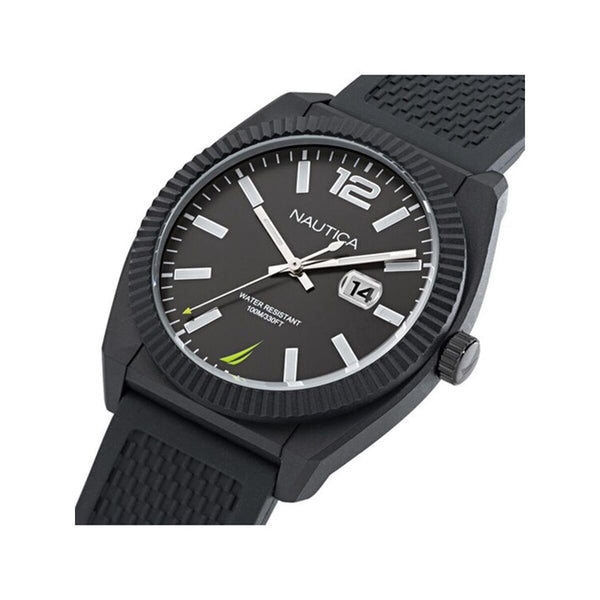 Nautica Herrenuhr – Multifunktionale Armbanduhr Schwarz - Mode & Accessoires