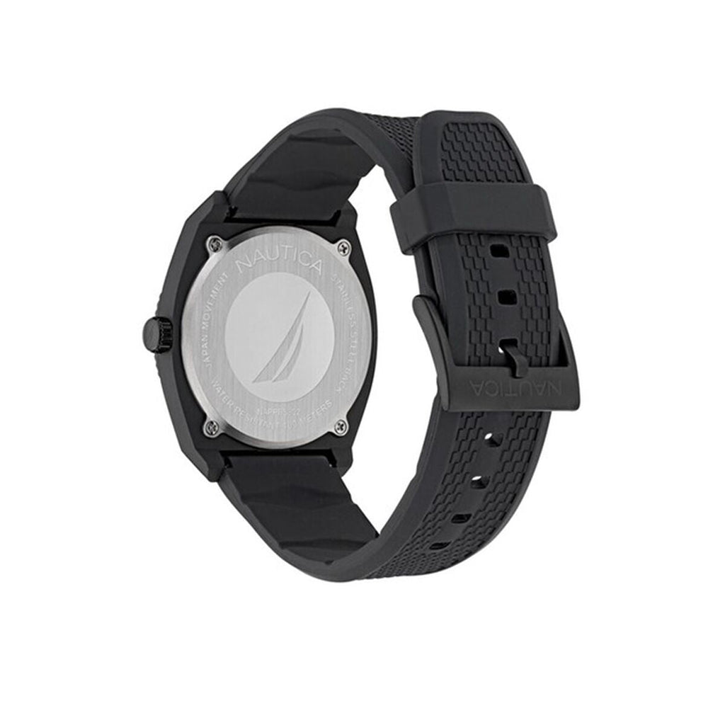 Nautica Herrenuhr – Multifunktionale Armbanduhr Schwarz - Mode & Accessoires