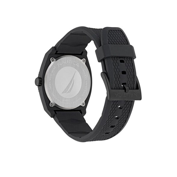 Nautica Herrenuhr – Multifunktionale Armbanduhr Schwarz - Mode & Accessoires