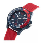 Nautica Herrenuhr – Stilvolle Armbanduhr in Blau und Rot - Mode & Accessoires