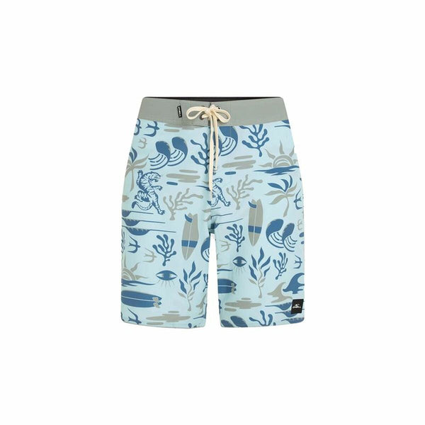O’Neill Badehose Hyperfreak Mysto Scallop Blau für Herren - Sport & Freizeit