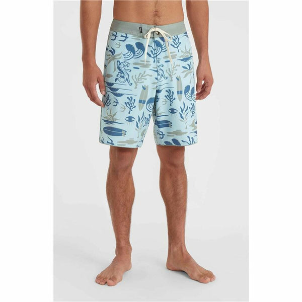 O’Neill Badehose Hyperfreak Mysto Scallop Blau für Herren - Sport & Freizeit