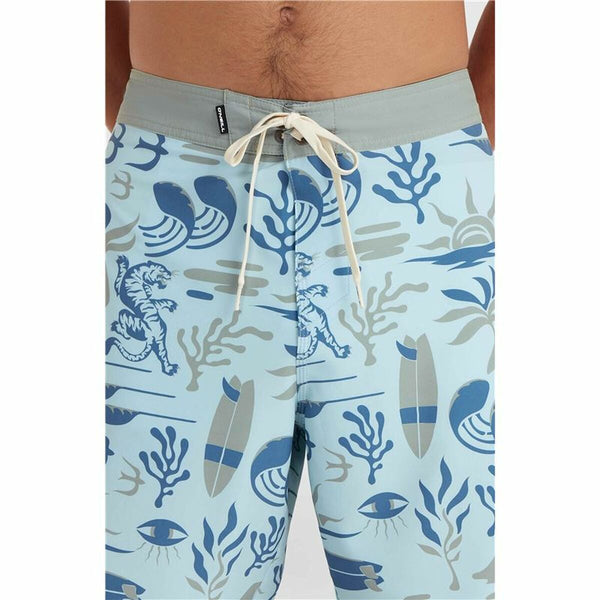 O’Neill Badehose Hyperfreak Mysto Scallop Blau für Herren - Sport & Freizeit