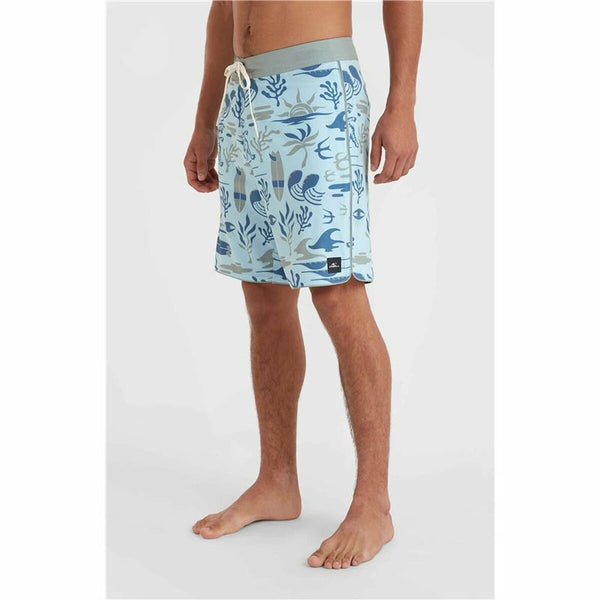 O’Neill Badehose Hyperfreak Mysto Scallop Blau für Herren - Sport & Freizeit