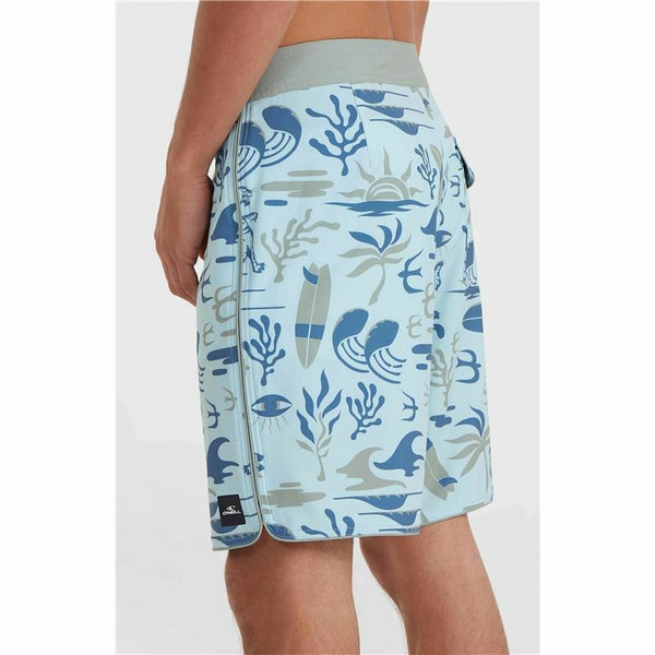 O’Neill Badehose Hyperfreak Mysto Scallop Blau für Herren - Sport & Freizeit