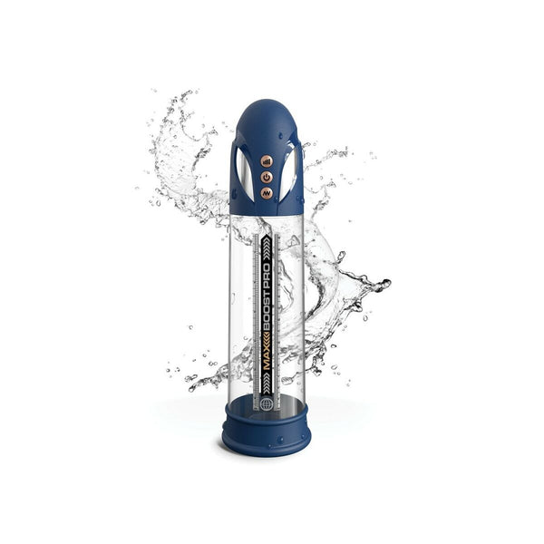Pipedream Worx Max Boost Pro Penispumpe – Blau Silikon - Neuheiten