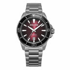 Police Herrenuhr 43 mm Edelstahl Grau Elegant Sportlich - Mode & Accessoires