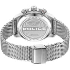 Police Herrenuhr Edelstahl Grau 44 mm Elegant - Mode & Accessoires