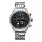 Police Herrenuhr Edelstahl Grau 44 mm Elegant - Mode & Accessoires