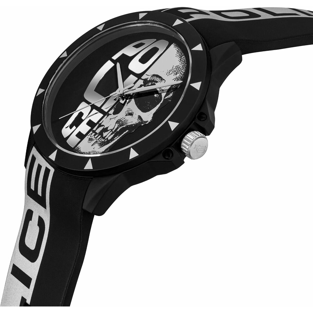 Police Herrenuhr Sketch 40 mm mit Totenkopf-Design - Mode & Accessoires