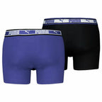 Puma Herren Boxershorts Blau – 2er-Pack - Mode & Accessoires