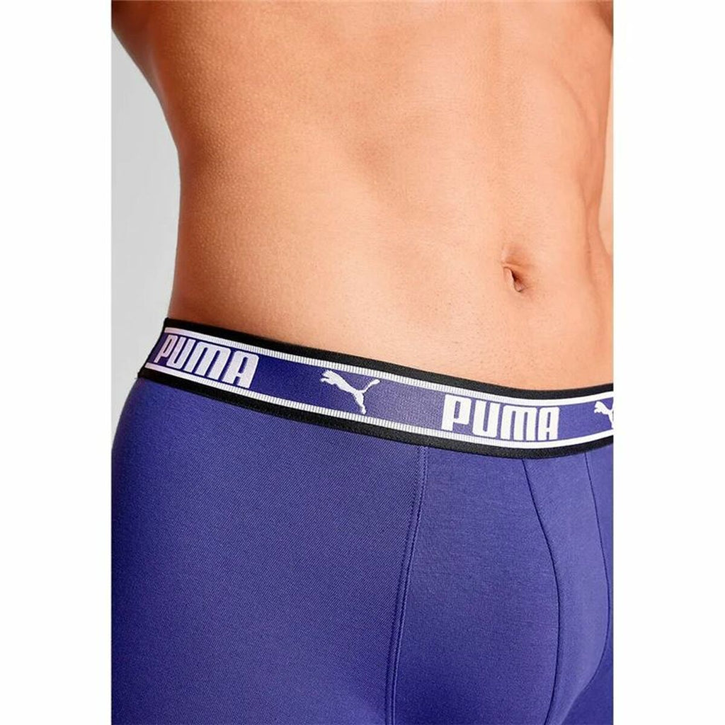 Puma Herren Boxershorts Blau – 2er-Pack - Mode & Accessoires