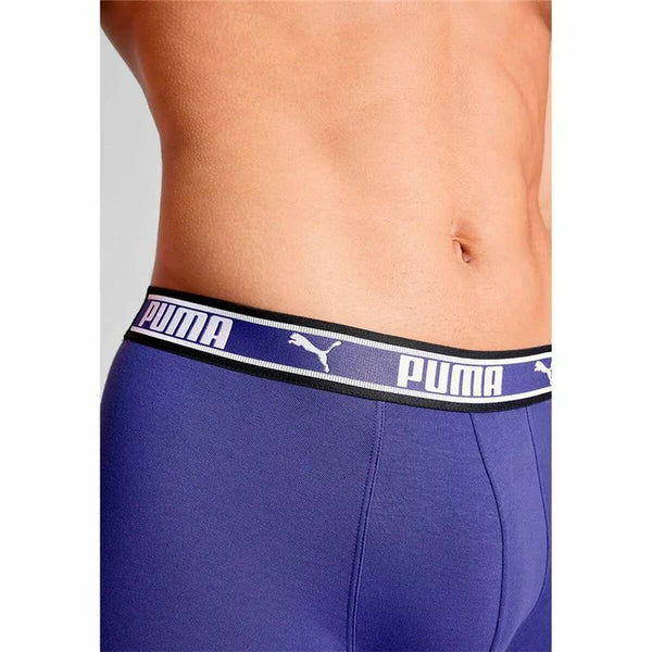 Puma Herren Boxershorts Blau – 2er-Pack - Mode & Accessoires