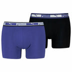 Puma Herren Boxershorts Blau – 2er-Pack - Mode & Accessoires
