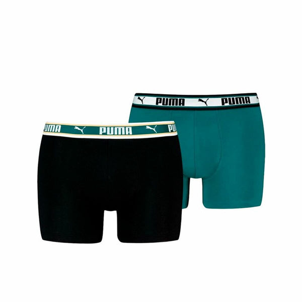Puma Herren-Boxershorts aus hochwertigem Material in Grün - Mode & Accessoires