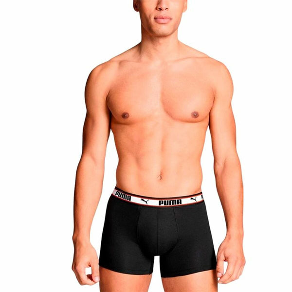 Puma Herren-Boxershorts Schwarz aus atmungsaktivem Material - Mode & Accessoires