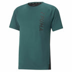 Puma Herren Kurzarm-T-Shirt Dunkelgrün Sportlich - Sport & Freizeit