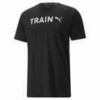 Puma Herren Kurzarm-T-Shirt Schwarz Sportlich Modern - Sport & Freizeit