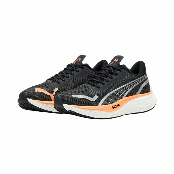 Puma Velocity Nitro Laufschuhe Schwarz - Leicht & Atmungsaktiv - Sport Freizeit