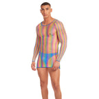 Rainbow Party Unterwäsche-Set L/XL bunt & verspielt - Erotik Shop