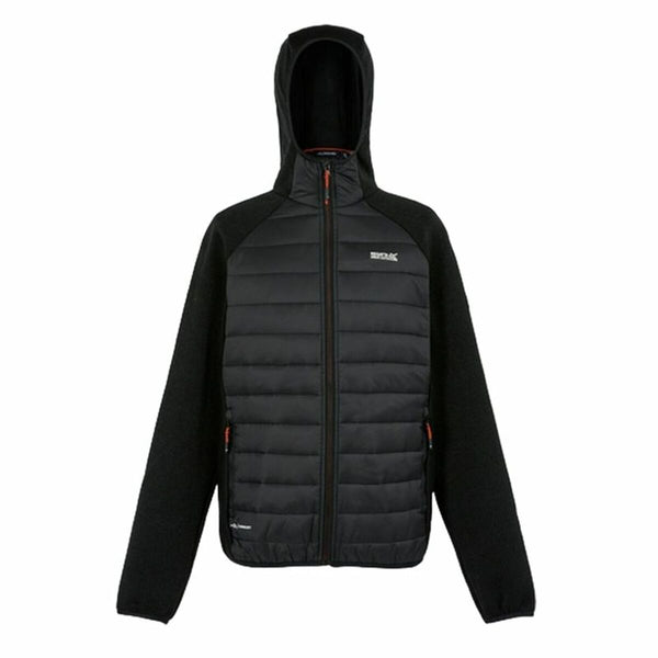 Regatta Newhill Hybrid Sportjacke Herren Schwarz Atmungsaktiv - Sport & Freizeit