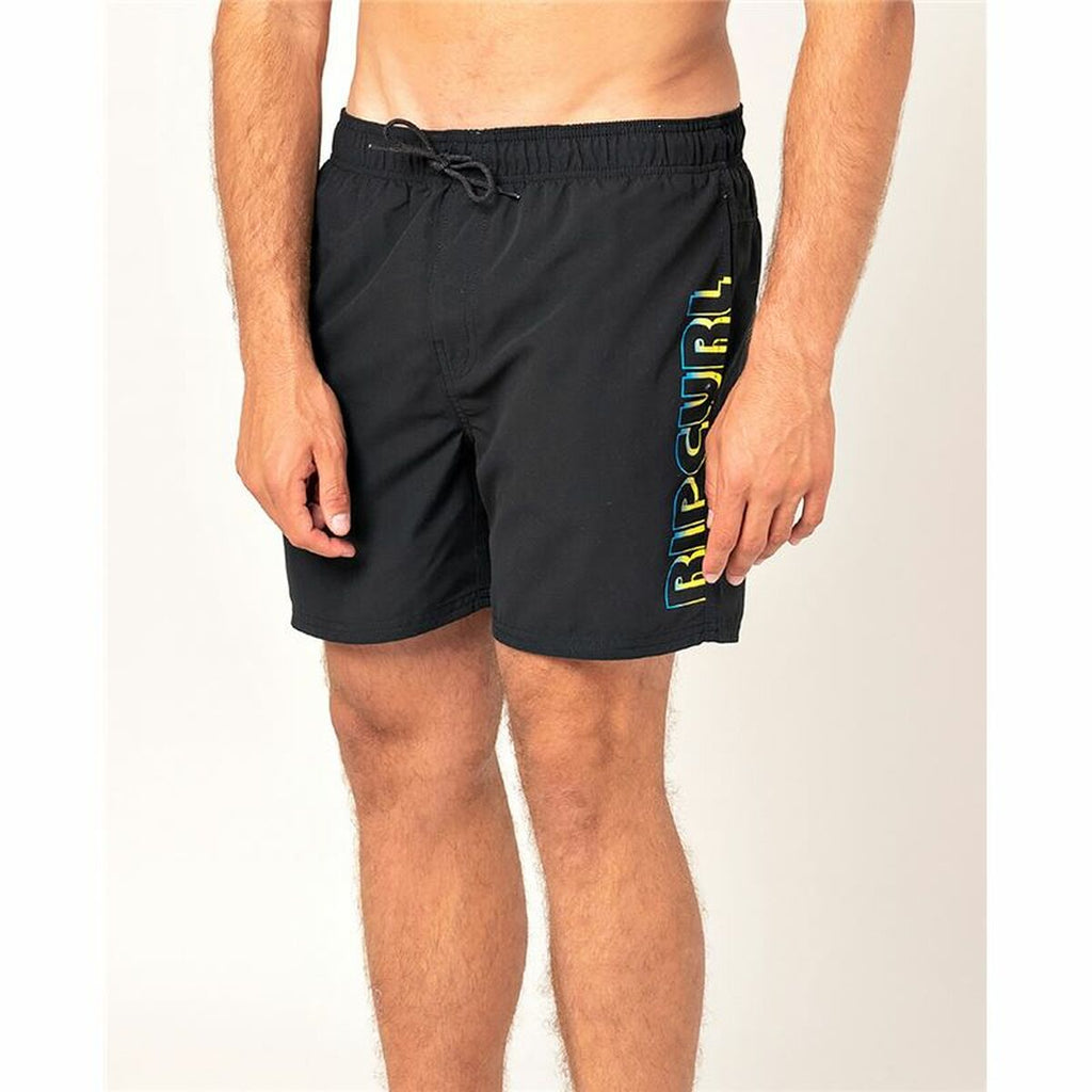 Rip Curl Mama Volley Badehose Herren Schwarz UV-Schutz - Sport & Freizeit