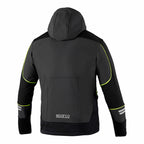 Sparco Herren Sportjacke Schwarz – Wasserfest und Reflektierend - Mode & Accessoires