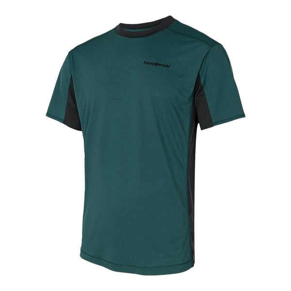 Trangoworld Herren Kurzarm-T-Shirt Grün – Atmungsaktiv - Sport & Freizeit