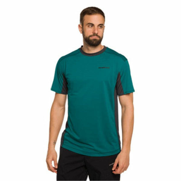 Trangoworld Herren Kurzarm-T-Shirt Grün – Atmungsaktiv - Sport & Freizeit