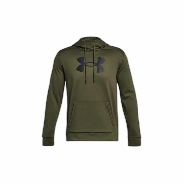 Under Armour Herren Fleece Sweater Kapuze Olive Komfort - Sport & Freizeit