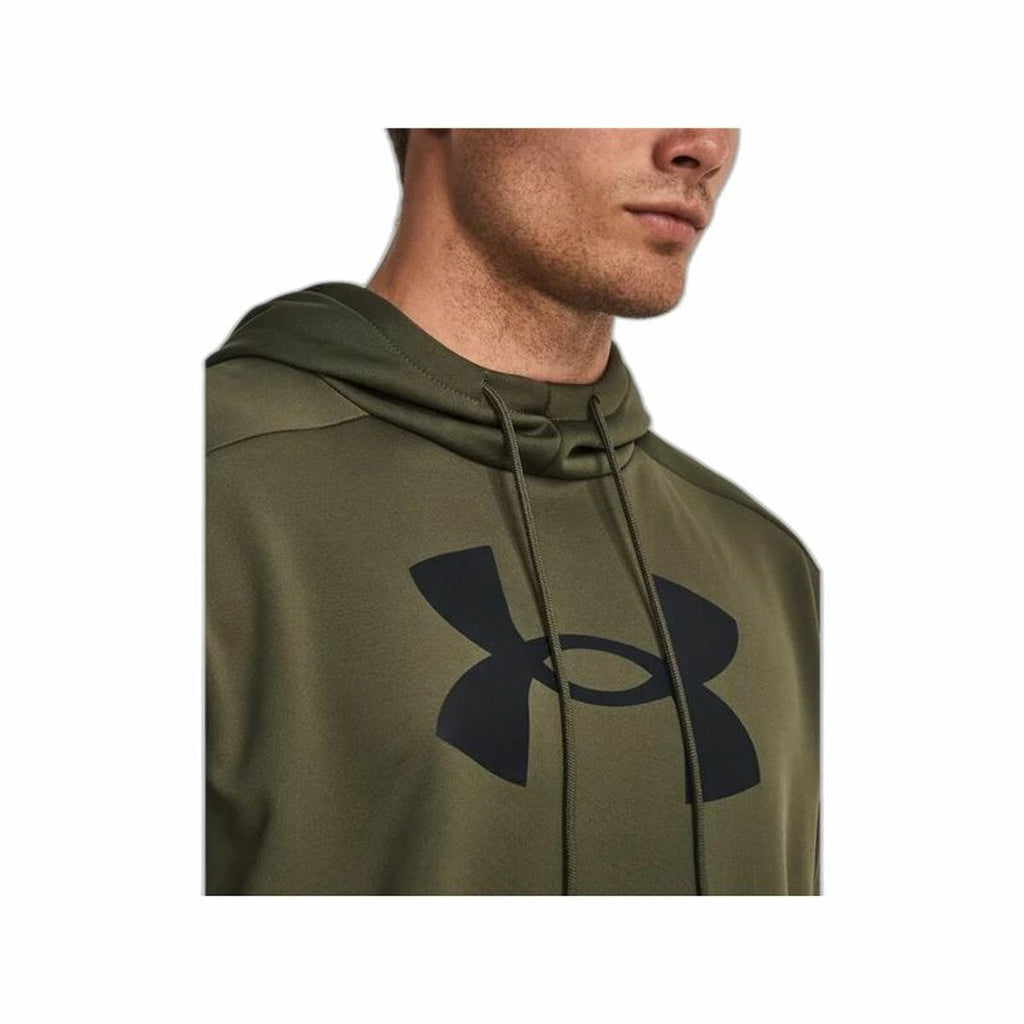 Under Armour Herren Fleece Sweater Kapuze Olive Komfort - Sport & Freizeit