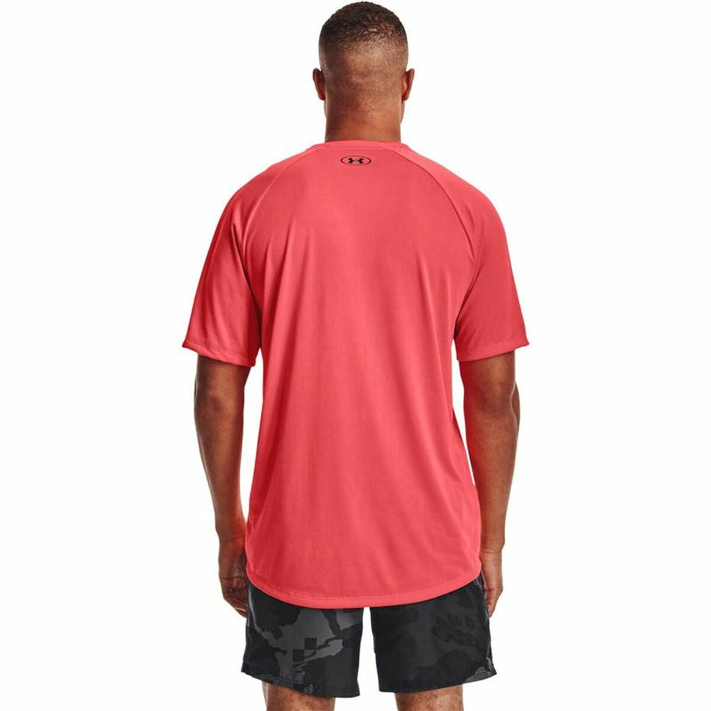 Under Armour Herren Kurzarm-T-Shirt Tech 2.0 Rot - Sport & Freizeit
