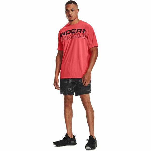 Under Armour Herren Kurzarm-T-Shirt Tech 2.0 Rot - Sport & Freizeit