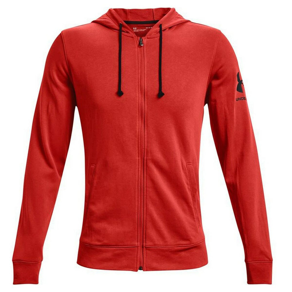 Under Armour Herren Sportjacke Rot – Baumwolle/Polyester - Sport & Freizeit