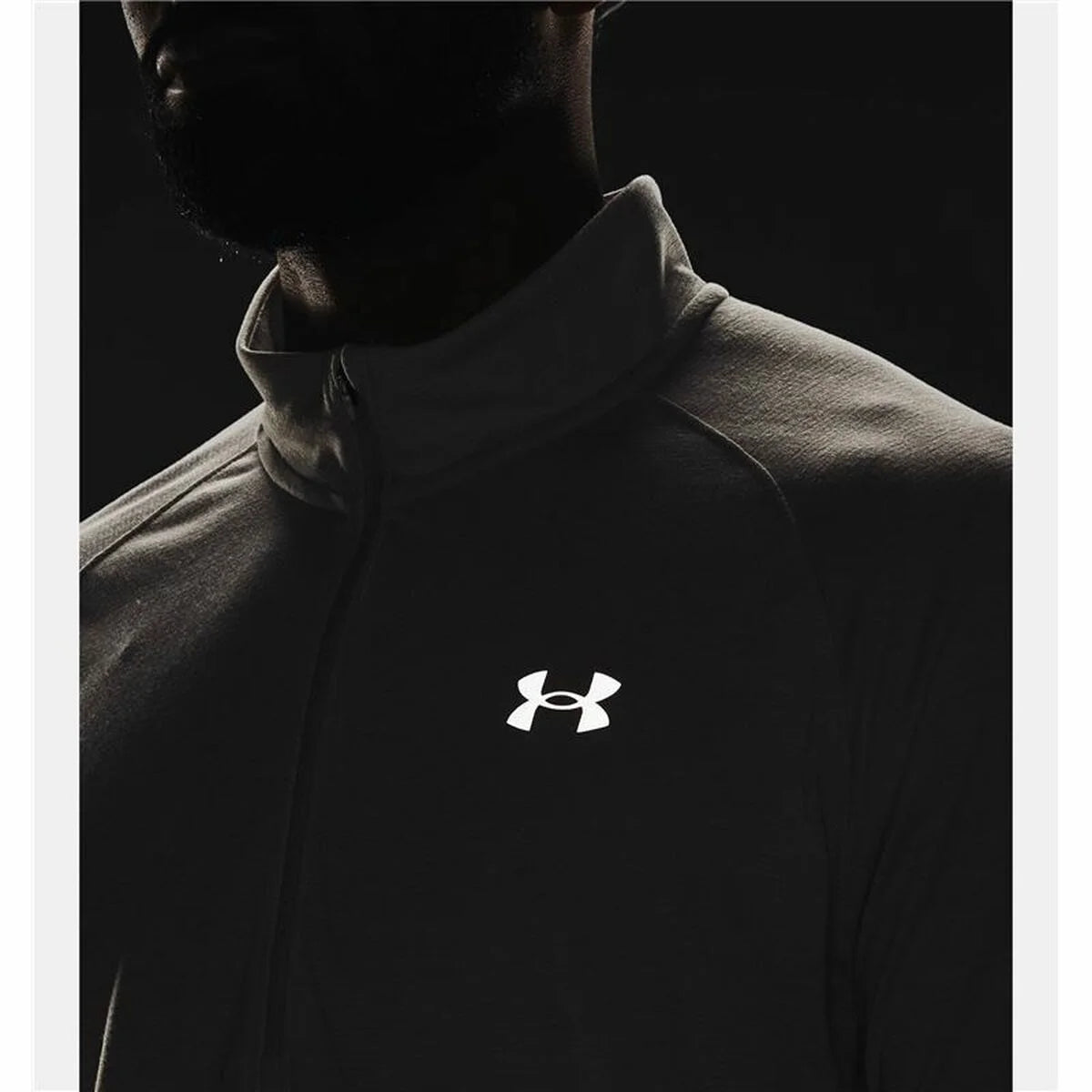 Herren Langarm-T-Shirt Under Armour Streaker Run Beige – Produktansicht 5